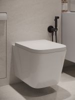 Agger Унитаз подвесной безободковый белый с инсталляцией, микролифт, кнопка смыва белая арт-ATI08100+APB188 — фото 7, Комплекты унитаз + инсталляция