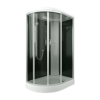 Товар: Душевая кабина ERLIT 35 серия ER3512PR-C4-RUS тонированное стекло - фото 1 Душевая кабина ERLIT 35 серия ER3512PR-C4-RUS тонированное стекло — фото 1, Душевые кабины