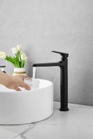 Смеситель для накладной раковины BELZ B11713-7, черный — фото 3, Смесители для раковины