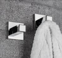 Крючок COLOMBO DESIGN BASICQ одинарный цвет хром арт-LC97 — фото 2, Крючки для полотенец