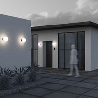 Настенный светильник (бра) Outdoor арт-O598WL-01B1 — фото 11, Уличное освещение