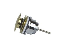 Донный клапан Bronze de Luxe 1760'S 008CG, матовое золото — фото 1, Донные клапаны