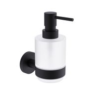 Товар: AQM7213MB Trento Диспенсер для жидкого мыла 200мл, латунь/матовое стекло, черный матовый - фото 1 AQM7213MB Trento Диспенсер для жидкого мыла 200мл, латунь/матовое стекло, черный матовый — фото 1, Диспенсеры для жидкого мыла