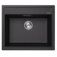 Кухонная мойка ABBER Quarz черная арт-AQ2902B — фото 1, Кухонные мойки