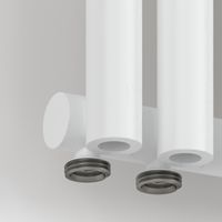 Отопительный радиатор Сунержа Эстет-0 EU50 левый 1200х225 5 секций Матовый белый арт-30-0320-1205 — фото 1, Радиаторы отопления