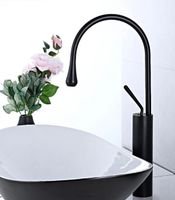 Смеситель TROPFEN B XL для раковины, черный, высокий BOCH MANN арт-BM9634 — фото 2, Смесители для раковины