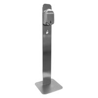 124109355 HOTEL Автоматический диспенсер дезинфекции в комплекте со стойкой сталь шлифованная BEMETA — фото 1, Дозаторы