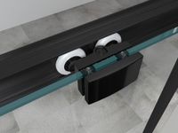 Душевой уголок ABBER Schwarzer Diamant арт-AG30160B-S90B-S90B — фото 5, Прямоугольные душевые уголки