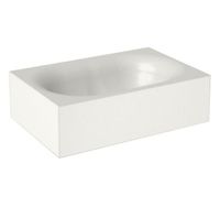 Раковина HATRIA VALLEY накладная без отверстия без перелива цвет белый арт-Y1GD01 — фото 1, Раковины накладные