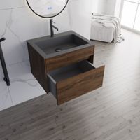 База под раковину Chiara 600 подвесная, 1 выкатной ящик soft-close, C.Oak арт-VMC-2C600CO — фото 8, Тумбы под раковину