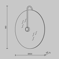 Товар: Настенный светильник (бра) Maytoni арт-MOD305WL-03B - фото 9 Настенный светильник (бра) Maytoni арт-MOD305WL-03B — фото 9, Бра