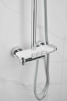 Душевая система BELZ, хром, арт-B25713 — фото 7, Душевые стойки