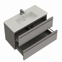 Тумба под раковину Allen Brau Eclipse 60 1.E1001.PGM 2.0 платина матовый — фото 1, Тумбы под раковину