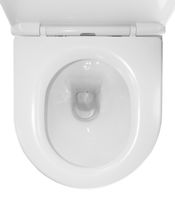 Унитаз-компакт Azario LANDER 410х665х835 напольный, безободковый, в комплекте с быстросъемным сиденьем "Микролифт" арт-AZ-1299A — фото 8, Напольные унитазы