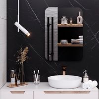 Зеркало с LED-подсветкой MILAN (50*70) /AQUA DE MARCO MIL50/70 — фото 3, Зеркала в ванную комнату