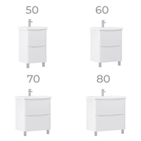 Тумба под раковину VIGO Glem 80 напольная белый (324) — фото 7, Тумбы под раковину