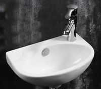 Раковина Azario 37 х25х15 угловая, белая арт-AZ-41203 — фото 1, Раковины подвесные