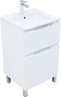 Товар: Тумба с раковиной Aquanet Алвита new 50 (Flash) напольная 2 ящ. цв. белый матовый 00345683 - фото 2 Тумба с раковиной Aquanet Алвита new 50 (Flash) напольная 2 ящ. цв. белый матовый 00345683 — фото 2, Тумбы с раковиной