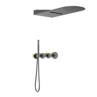Товар: Душевая система встроенная с термостатом Timo Saona SX-2350/18SM черное золото - фото 1 Душевая система встроенная с термостатом Timo Saona SX-2350/18SM черное золото — фото 1, Встраиваемые душевые комплекты
