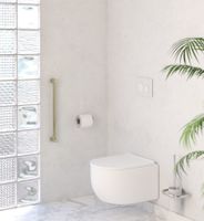 Поручень прямой Поручень Сунержа прямой d 28 мм / L 500 Шампань арт-020-3012-0500 — фото 2, Поручни для ванной