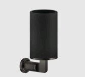 Товар: Стакан, Gessi, Inciso, одинарный, ширина, мм-75, глубина, мм-105, высота, мм-176, ёмкость, мл-300, настенный, материал стакана-керамика черная (Neolite), материал держателя-металл, крепления в комплекте, цвет-Black Metal Brushed PVD арт-58508.707 - фото 1 Стакан, Gessi, Inciso, одинарный, ширина, мм-75, глубина, мм-105, высота, мм-176, ёмкость, мл-300, настенный, материал стакана-керамика черная (Neolite), материал держателя-металл, крепления в комплекте, цвет-Black Metal Brushed PVD арт-58508.707 — фото 1, Стаканы для зубных щеток