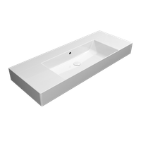 Товар: раковина подвесная/накладная KUBE X 120x47 белый арт-9452111 - фото 2 раковина подвесная/накладная KUBE X 120x47 белый арт-9452111 — фото 2, Раковины подвесные