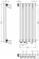 Товар: Отопительный радиатор Сунержа Эстет-0 EU50 левый 500х225 5 секций RAL 7042 Транспортный серый A арт-7042-0320-5005 - фото 1 Отопительный радиатор Сунержа Эстет-0 EU50 левый 500х225 5 секций RAL 7042 Транспортный серый A арт-7042-0320-5005 — фото 1, Радиаторы отопления
