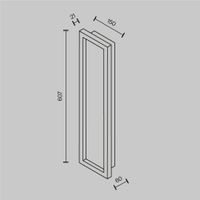 Настенный светильник (бра) Maytoni MOD311WL-L55B3K — фото 2, Бра