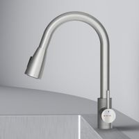 F85B07511 X-Joy S, смеситель для кухни с вытягивающимся изливом, сатин — фото 4, Смесители для кухни