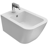 Биде GLOBO STONE подвесное с одним отверстием цвет белый арт-STS10BI — фото 1, Биде подвесные