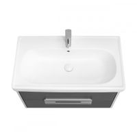 Тумба АР-ДЕКО 85, 2 ящ., серый кобальт (под раковину НЕО КЛАССИК 85) арт-1A280401DD8D0 — фото 2, Тумбы под раковину