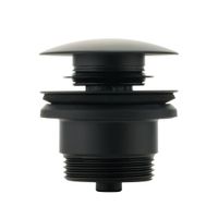 RICAMBI Донный клапан "click-clack" под перелив, черный матовый арт-30848 — фото 3, Донные клапаны