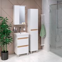 Тумба напольная SYDNEY 50 /2ящ/ AQUA DE MARCO 2050WCSYD/1 — фото 8, Тумбы под раковину