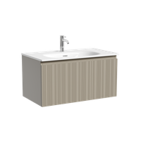 Товар: Тумба подвесная SANCOS Code 785х453х400, c одним ящиком оснащенным доводчиками, цвет серая платина , арт. CD80GP - фото 1 Тумба подвесная SANCOS Code 785х453х400, c одним ящиком оснащенным доводчиками, цвет серая платина , арт. CD80GP — фото 1, Комоды и тумбы для ванной комнаты