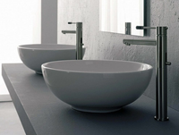 Товар: Раковина Scarabeo SFERA накладная без перелива без отверстий цвет белый арт-8009 - фото 3 Раковина Scarabeo SFERA накладная без перелива без отверстий цвет белый арт-8009 — фото 3, Раковины накладные