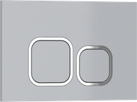 Кнопка смыва IBERICA BLANCA ESTI-Q ABS-пластик, хром глянцевый (IB.B083.003.002) — фото 1, Кнопки смыва