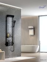 Товар: Панель MAIELLA B душевая из нержавеющей стали Cerutti SPA CT8985, цвет черный - фото 2 Панель MAIELLA B душевая из нержавеющей стали Cerutti SPA CT8985, цвет черный — фото 2, Душевые панели