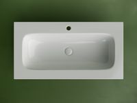 Раковина накладная мебельная Grace прямоугольная 910x457x137 с отверстием под смеситель цвет белый арт-CN7019 — фото 3, Раковины накладные