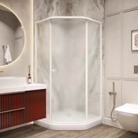 Ограждение VIVA90B N душевое Ceruttispa без поддона (90x90x195) — фото 233, Прямоугольные душевые уголки