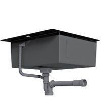 Товар: Кухонная мойка Reflexion Iseo RX2250GD брашированное золото - фото 466 Кухонная мойка Reflexion Iseo RX2250GD брашированное золото — фото 466, Кухонные мойки