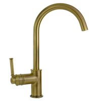 Товар: CUCINA ERMITAGE MINI См-ль д/кухни моноком., ручка сбоку латунь, бронза арт-31485 - фото 3 CUCINA ERMITAGE MINI См-ль д/кухни моноком., ручка сбоку латунь, бронза арт-31485 — фото 3, Смесители для кухни