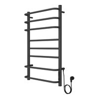 Полотенцесушитель MILAN 500/800 электрический ГРАФИТ R 8 пер. AZARIO арт-AZ83900G — фото 1, Электрические полотенцесушители