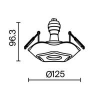 Товар: Встраиваемый светильник Maytoni DL284-1-01-W - фото 3 Встраиваемый светильник Maytoni DL284-1-01-W — фото 3, Точечные светильники