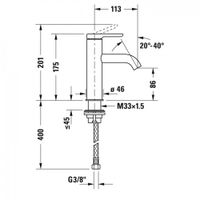 Товар: Смеситель для раковины, Duravit, C.1, цвет-черный матовый арт-C11020002046 - фото 2 Смеситель для раковины, Duravit, C.1, цвет-черный матовый арт-C11020002046 — фото 2, Смесители для раковины