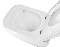 Унитаз подвесной Azario FOTE 340х480х350 безободковый, слив "Скрытое Торнадо", с быстросъемным сиденьем микролифт арт-AZ-116-UQ3 — фото 5, Подвесные унитазы