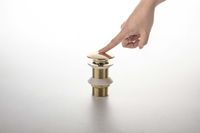 Товар: AQ6003PG сливной набор для раковины Push-open без перелива, полир. золото - фото 3 AQ6003PG сливной набор для раковины Push-open без перелива, полир. золото — фото 3, Донные клапаны