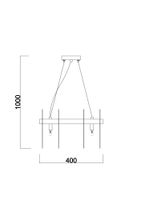 Подвесной светильник Freya FR5141PL-08BS2 — фото 4, Подвесные светильники