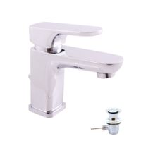 Смеситель Yukon для раковины с открыванием метал. стока высота 133 мм, арт-YU127.5K — фото 1, Смесители для раковины