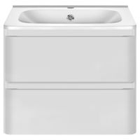 База под раковину Vico 600 подвесная, 2 выкатных ящика soft close, G.White арт-VMC-2V600GW — фото 2, Тумбы под раковину