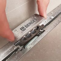 Желоб BERGES водосток SIMPEL 800, матовый хром, S-сифон D50/105 H50 вертикальный арт-090012 — фото 7, Душевые лотки